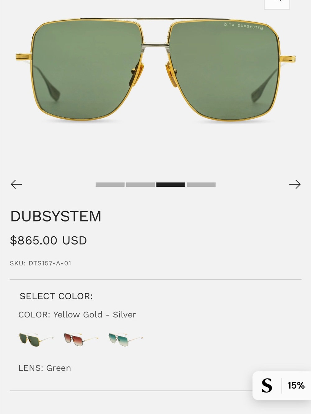 Dita Dubsystem sunglasses